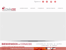 Tablet Screenshot of conacee.org